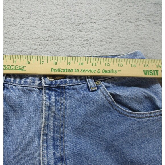 Schaefer Outfitter Ranch Hand Dungarees Blue Jeans Mens 33x32 USA Made In Texas - Picture 3 of 10